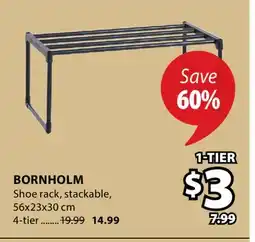 JYSK Shoe rack BORNHOLM offer