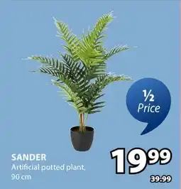 JYSK SANDER Artificial potted plant offer