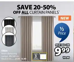 JYSK ERBA Room darkening curtain offer