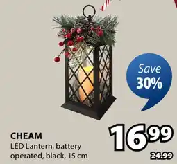 JYSK CHEAM LED Lantern offer