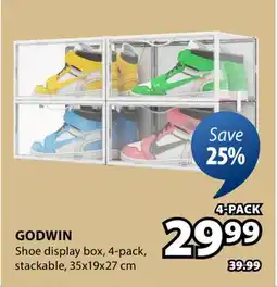 JYSK GODWIN Shoe display box offer