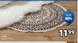 JYSK ULVA Rag rug offer