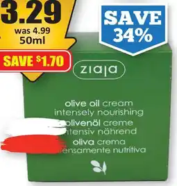 Starsky Ziaja Natural Olive Oil Nourishing Face Cream offer