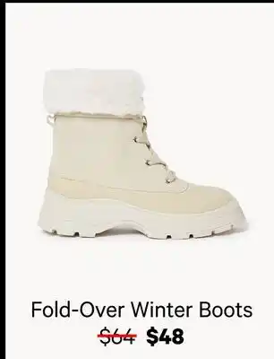 Joe Fresh Fold-Over Winter Boots offer