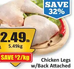 Starsky Chicken Legs w/Back Attached offer