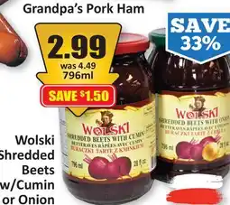 Starsky Wolski Shredded Beets w/Cumin or Onion offer