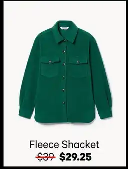 Joe Fresh Fleece Shacket offer