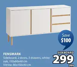 JYSK FENSMARK Sideboard, 2 doors offer