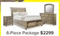Leon's Windchester 6-Piece Queen Storage Bedroom Package - Grey offer