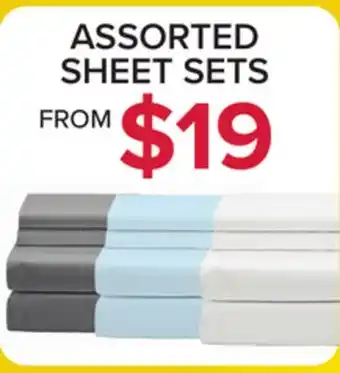 Leon's ASSORTED SHEET SETS offer