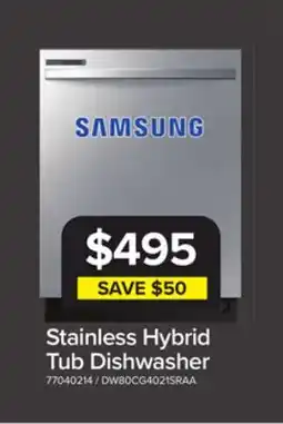 Leon's Samsung Stainless Steel Dishwasher - DW80CG4021SRAA offer