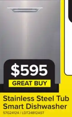 Leon's Stainless Steel Tub Smart Dishwasher offer