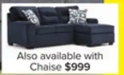 Leon's Mackay Chaise Sofa - Blue offer