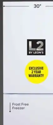 Leon's L2 29.5 18.7 Cu. Ft. White Bottom-Freezer Refrigerator - LRB19B5AWWC offer
