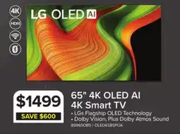 Leon's LG 65 4K Smart OLED AI TV - OLED65B5PUA offer