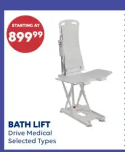 Wellwise by Shoppers Drive Medical BATH LIFT offer