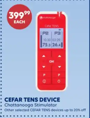 Wellwise by Shoppers Chattanooga Stimulator CEFAR TENS DEVICE offer