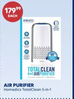 Wellwise by Shoppers AIR PURIFIER Homedics TotalClean 5-in-1 offer