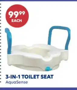 Wellwise by Shoppers AquaSense 3-IN-1 TOILET SEAT offer