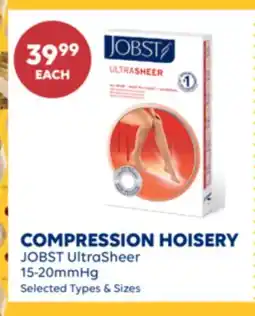 Wellwise by Shoppers JOBST Ultrasheer COMPRESSION HOISERY offer