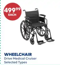 Wellwise by Shoppers Drive Medical Cruiser WHEELCHAIR offer