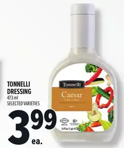 Metro TONNELLI DRESSING offer