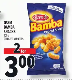 Metro OSEM BAMBA SNACKS offer