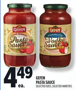Metro GEFEN PASTA SAUCE offer