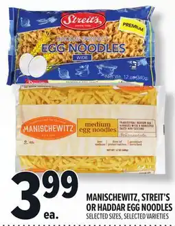 Metro MANISCHEWITZ, STREIT'S OR HADDAR EGG NOODLES offer