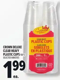 Metro CROWN DELUXE CLEAR HEAVY PLASTIC CUPS offer