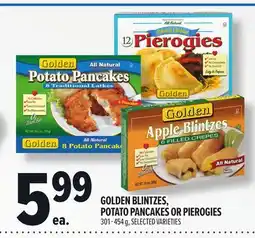 Metro GOLDEN BLINTZES, POTATO PANCAKES OR PIEROGIES offer