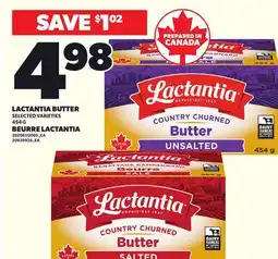 Independent City Market LACTANTIA BUTTER, 454 G offer