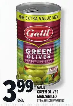 Metro GALIL GREEN OLIVES MANZANILLO offer