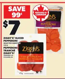 Independent City Market ZIGGY'S SLICED PEPPERONI, 175 G offer