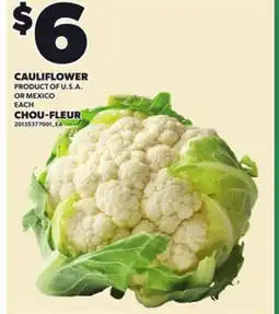 Independent City Market CAULIFLOWER offer