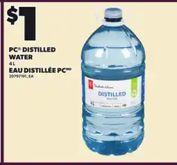 Independent City Market PC DISTILLED WATER, 4 L offer