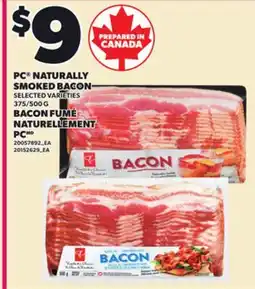 Independent City Market PC NATURALLY SMOKED BACON, 375/500 G offer