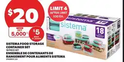 Independent City Market SISTEMA FOOD STORAGE CONTAINER SET offer