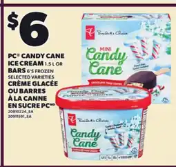 Independent City Market PC CANDY CANE ICE CREAM, 1.5 L OR 6'S offer