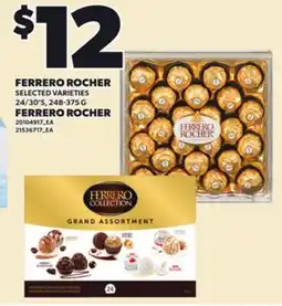 Independent City Market FERRERO ROCHER, 24/30'S, 248-375 G offer