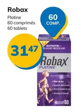 Accès pharma Robax Platine offer