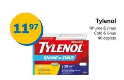 Accès pharma Tylenol Cold & sinus offer