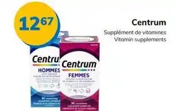 Accès pharma Centrum Vitamin supplements offer