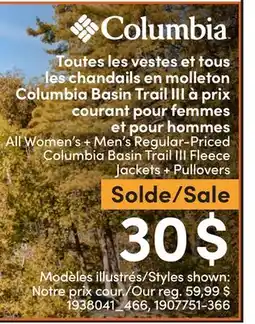 L'équipeur Women's + Men's Basin Trail III Fleece Jackets + Pullovers offer