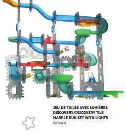 Canadian Tire DISCOVERY TILE MARBLE RUN SET WITH LIGHTS offer