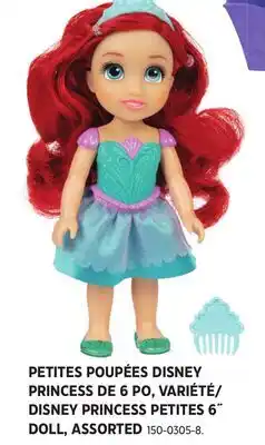 Canadian Tire Disney Princess Petites 6 Doll offer