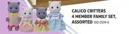 Canadian Tire CALICO CRITTERS 4 MEMBER FAMILY SET offer