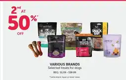 Mondou VARIOUS BRANDS Selected treats for dogs offer