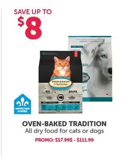 Mondou OVEN-BAKED TRADITION All dry food for cats or dogs offer