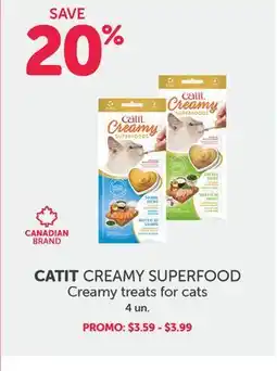 Mondou CATIT CREAMY SUPERFOOD Creamy treats for cats offer